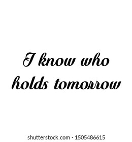 Christian faith, typography for print or use as poster, card, flyer or T shirt