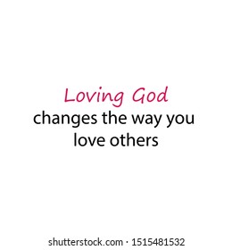 Christian faith, typography for print or use as poster, card, flyer or T shirt