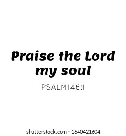 Christian faith, typography for print or use as poster, card, flyer or T shirt