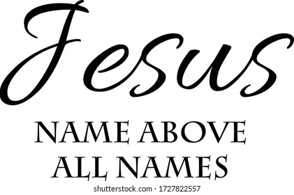 Christian faith, Typography for print or use as poster, card, flyer or T Shirt 