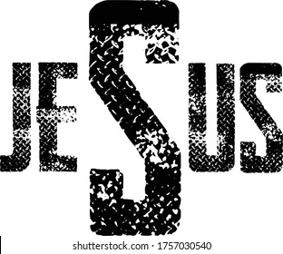 Christian faith, Typography for print or use as poster, card, flyer or T Shirt