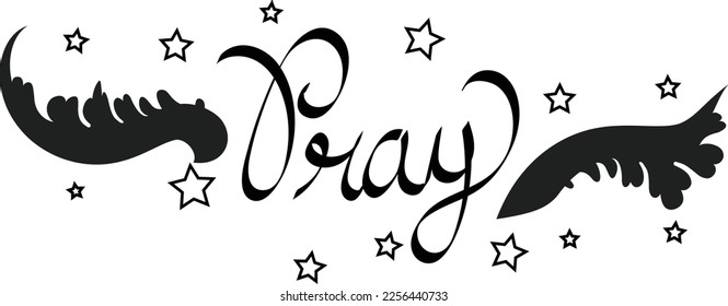 Christian Faith, Typography for print or use as poster, card, flyer or T Shirt