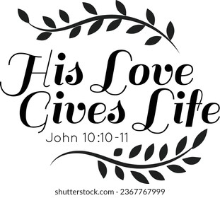 Christian Faith, Typography for print or use as poster, sticker, card, flyer or T Shirt