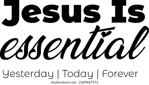 Christian Faith, Typography for print or use as poster, sticker, card, flyer or T Shirt
