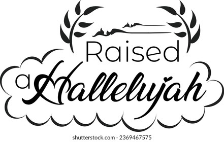 Christian Faith, Typography for print or use as poster, sticker, card, flyer or T Shirt