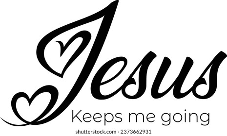 Christian Faith. Typography for print or use as poster, card, flyer or T Shirt