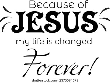 Christian Faith. Typography for print or use as poster, card, flyer or T Shirt