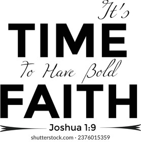 Christian Faith. Typography for print or use as poster, card, flyer or T Shirt