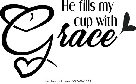Christian Faith. Typography for print or use as poster, card, flyer or T Shirt
