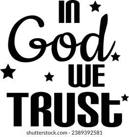 Christian Faith, Typography for print or use as poster, card, flyer or T Shirt