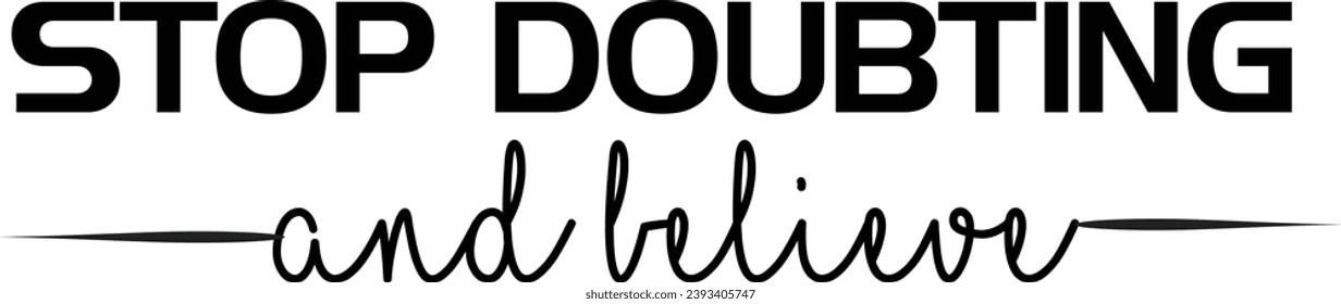 Christian Faith, Typography for print or use as poster, card, flyer or T Shirt
