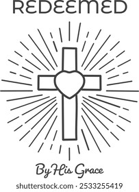 Christian faith, Typography for print or use as poster, card, flyer or T Shirt	