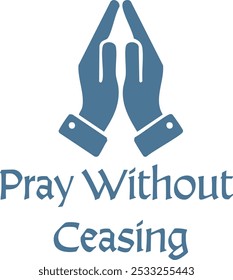 Christian faith, Typography for print or use as poster, card, flyer or T Shirt	
