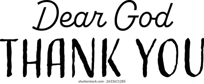 Christian faith, Typography for print or use as poster, card, flyer or T Shirt	