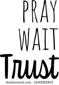 Christian faith, Typography for print or use as poster, card, flyer or T Shirt