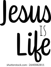 Christian faith, Typography for print or use as poster, card, flyer or T Shirt