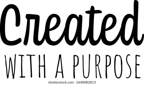 Christian faith, Typography for print or use as poster, card, flyer or T Shirt