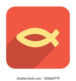 Christian fish icon 