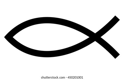 Christian Fish Silhouette Images, Stock Photos & Vectors | Shutterstock