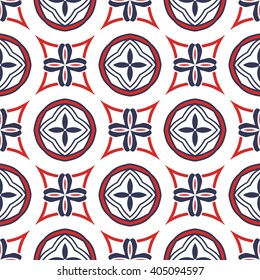 Christian geometric pattern seamless color