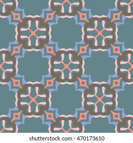 Christian geometric pattern seamless color