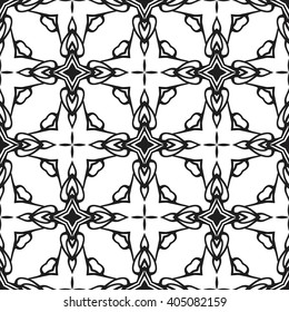Christian geometric pattern seamless monochrome