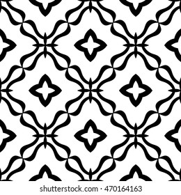 Christian geometric pattern seamless monochrome