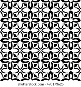 Christian geometric pattern seamless monochrome