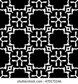 Christian geometric pattern seamless monochrome