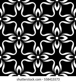 Christian geometric pattern seamless monochrome