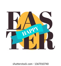Fiesta cristiana feliz Primavera de Pascua aislada icono tradicional del Este saludo y celebración deseo y felicitación.