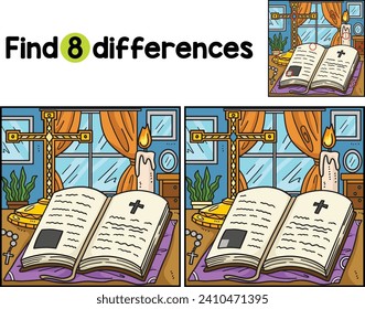 Christian Holy Bible Find The Differences