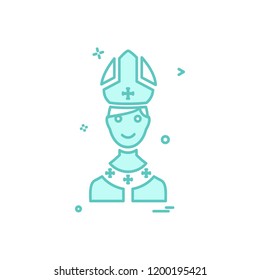Christian icon design vector