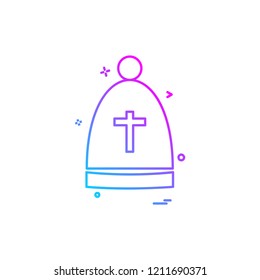 Christian icon design vector