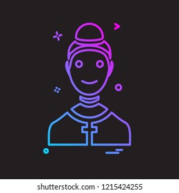 Christian icon design vector