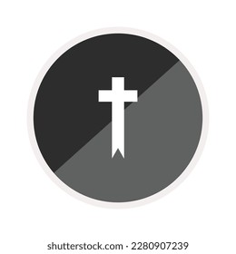 Christian icon, is a vector illustration, very simple and minimalistic. With this Christian icon you can use it for various needs. Whether for promotional needs or visual design purposes