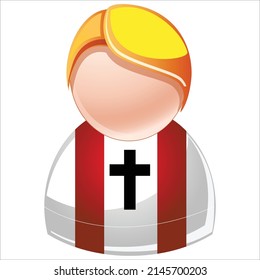 Icono del vector aislado cristiano que puede modificar o editar fácilmente

