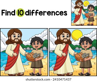 Christian Jesus Feeds People Find The Differences