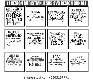 Christian Jesus SVG Design Bundle, Christian Jesus SVG Quotes , Free Bundle svg