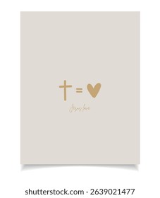  Christian Line Symbols Sketch Poster, Religion Hand Drawn Art, Bible Wall decor