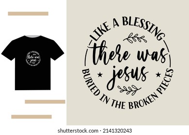 Christian lyrics t shirt design 