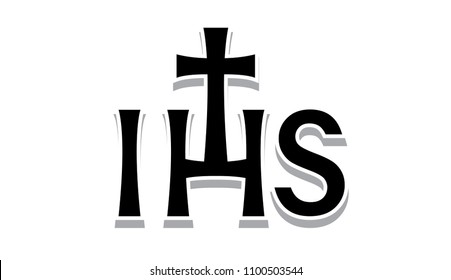 Christian monogram of Jesus Christ, The Savior, The Lord Our God.