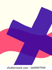 Christian poster. Vector abstract background
