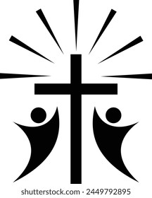 Christian Praise and Worship Icon