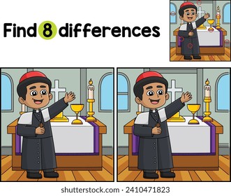Christian Priest Find The Differences