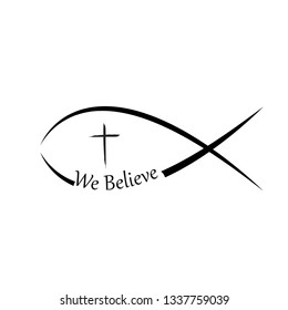 Christian quote, typography for print or use as poster, flyer or T shirt