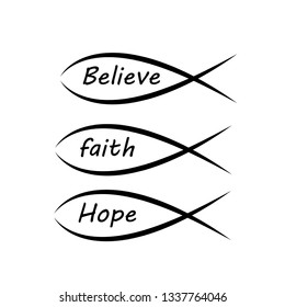 Christian quote, typography for print or use as poster, flyer or T shirt