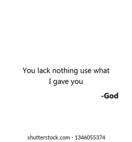 Christian quote, typography for print or use as poster, flyer or T shirt