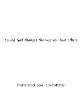 Christian quote, Typography for print or use as poster, flyer or T shirt