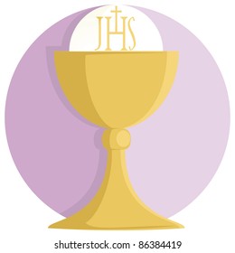 Christian religion. Chalice for communion